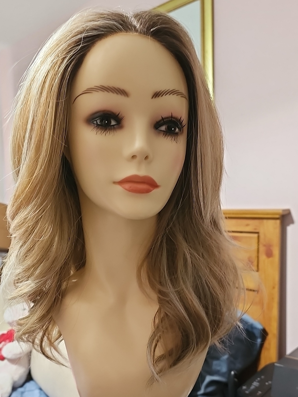 Chelsey Smith Crowns Karys In Brunch Blonde Highlighted Wig with Natural Waves